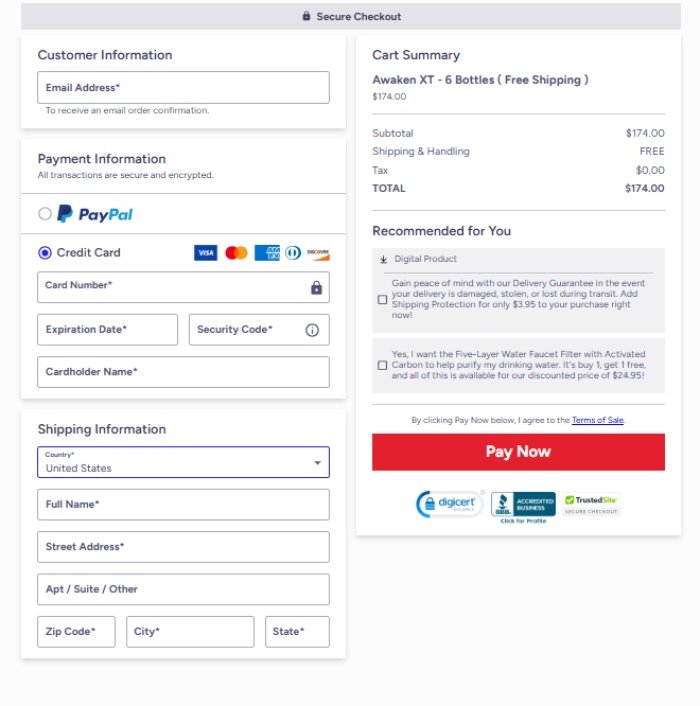 awakenxt-payment-page